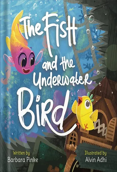 225-New-PNG-Version-18-5-1.jpg خرید و دانلود نسخه کامل کتاب The Fish and the Underwater Bird: Encourages children to find their answers and be patient. Ages 3-7 Preschool – 2nd Grade (Waves and Tales) by Barbara Pinke PDF - تصویر 1