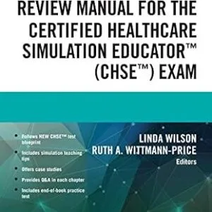 خرید و دانلود نسخه کامل کتاب Review Manual for the Certified Healthcare Simulation Educator Exam