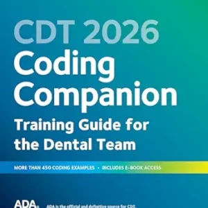 خرید و دانلود نسخه کامل کتاب CDT 2026 Coding Companion: Training Guide for the Dental Team