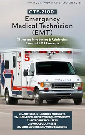 خرید و دانلود نسخه کامل کتاب CTE-2100: Emergency Medical Technician (EMT): Full B&W Workbook with Answer Keys & Lecture Notes (CTE-2100 Medical Arts 19)_6a6feeadc51da.webp خرید و دانلود نسخه کامل کتاب CTE-2100: Emergency Medical Technician (EMT): Full B&W Workbook with Answer Keys & Lecture Notes (CTE-2100 Medical Arts 19)
