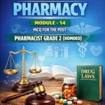 خرید و دانلود نسخه کامل کتاب زبان اصلی Legislation related to Pharmacy-module 14: MCQ For pharmacist grade 2 (homoeo) PDF | دانلود کتاب خارجی