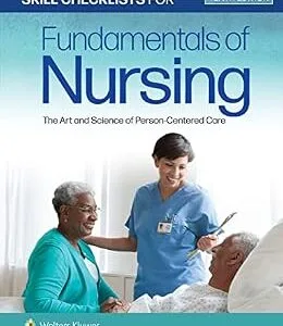 خرید و دانلود نسخه کامل کتاب Skill Checklists for Fundamentals of Nursing: The Art and Science of Person-Centered Care