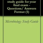 خرید و دانلود نسخه کامل کتاب Microbiology (Medicine focused) – study guide for your final exam – Questions/ Answers Format (1)