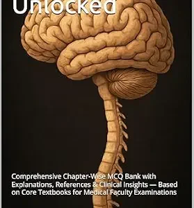 خرید و دانلود نسخه کامل کتاب Neuroanatomy Unlocked: Comprehensive Chapter-Wise MCQ Bank with Explanations, References & Clinical Insights — Based on Core Textbooks for Medical Faculty Examinations