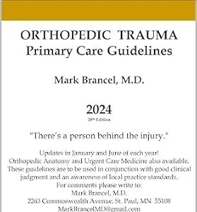 خرید و دانلود نسخه کامل کتاب زبان اصلی Orthopedic Trauma Primary Care Guidelines: 2024, 28th Annual Edition, Version 2 PDF | دانلود کتاب خارجی