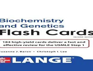 خرید و دانلود نسخه کامل کتاب Lange Biochemistry and Genetics Flash Cards 2/E (LANGE FlashCards)