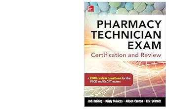 خرید و دانلود نسخه کامل کتاب Pharmacy technician exam: Certification and review_6a899f9ba187f.webp خرید و دانلود نسخه کامل کتاب Pharmacy technician exam: Certification and review