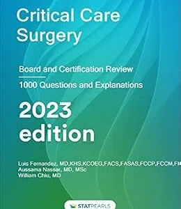 خرید و دانلود نسخه کامل کتاب Critical Care Surgery : Board and Certification Review
