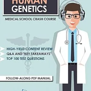 خرید و دانلود نسخه کامل کتاب Human Genetics – Medical School Crash Course (Medical School Crash Courses)