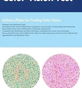 خرید و دانلود نسخه کامل کتاب Color Vision Test : Ishihara Plates for Assessing Color Perception: Red-Green Deficiency, Blue-Yellow Deficiency, Age-Related Color Vision Deficiency, Rare Color Perception Disorders
