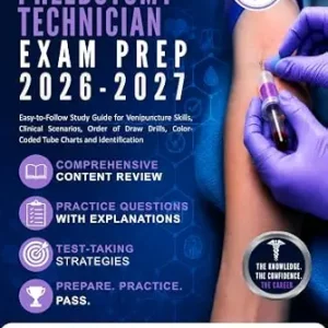 خرید و دانلود نسخه کامل کتاب PHLEBOTOMY TECHNICIAN EXAM PREP 2026-2027