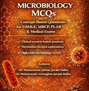خرید و دانلود نسخه کامل کتاب Microbiology MCQs: Concept-Based Questions for USMLE, MRCP, PLAB & Medical Exams (Medical Gateway MCQ Books Book 18)