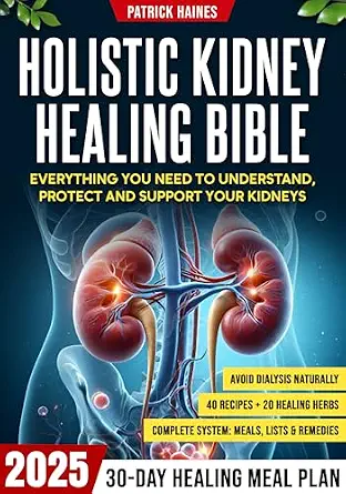 خرید و دانلود نسخه کامل کتاب Holistic Kidney Healing Bible: A Science-Backed Program to Cleanse, Detox & Repair Your Kidneys | Low Sodium & Potassium Plan to Avoid Dialysis and Regain Energy & Vitality (FULL-COLOR IMAGES)_6a68946804364.webp خرید و دانلود نسخه کامل کتاب Holistic Kidney Healing Bible: A Science-Backed Program to Cleanse, Detox & Repair Your Kidneys | Low Sodium & Potassium Plan to Avoid Dialysis and Regain Energy & Vitality (FULL-COLOR IMAGES)