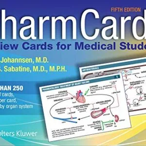 خرید و دانلود نسخه کامل کتاب PharmCards 5th Edition