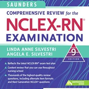خرید و دانلود نسخه کامل کتاب Saunders Comprehensive Review for the NCLEX-RN® Examination – E-Book 9th Edition