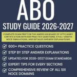 خرید و دانلود نسخه کامل کتاب ABO Study Guide 2026-2027: Complete Exam Prep for the American Board of Opticianry Certification with 600 Practice Questions, 6 Full-Length NOCE Simulations, and Detailed Answer Explanations