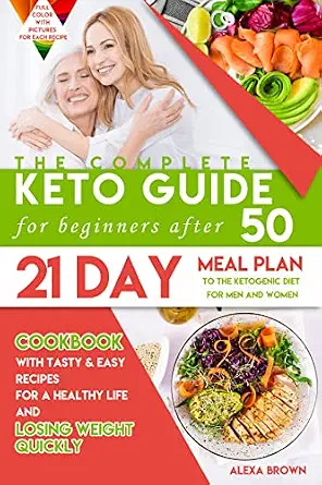 خرید و دانلود نسخه کامل کتاب The Complete Keto Guide for Beginners after 50: Cookbook with Tasty & Easy Recipes for a Healthy Life and Losing Weight Quickly. 21 Day Meal Plan to the Ketogenic Diet for Men and Women over 50_6a7c2cd907490.webp خرید و دانلود نسخه کامل کتاب The Complete Keto Guide for Beginners after 50: Cookbook with Tasty & Easy Recipes for a Healthy Life and Losing Weight Quickly. 21 Day Meal Plan to the Ketogenic Diet for Men and Women over 50