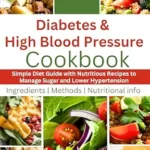 خرید و دانلود نسخه کامل کتاب Diabetes and High Blood Pressure Cookbook: Simple Diet Guide with Nutritious Recipes to Manage Sugar and Lower Hypertension