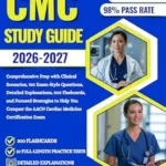 خرید و دانلود نسخه کامل کتاب CMC STUDY GUIDE 2026-2027: Comprehensive Prep with Clinical Scenarios, 750 Exam-Style Questions, Detailed Explanations, 300 Flashcards, and Focused … … to Help You Conquer the AACN Cardiac M…