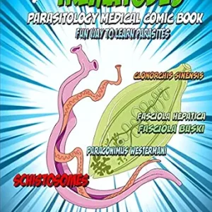 خرید و دانلود نسخه کامل کتاب Trematodes: parasitology medical comic book: Fun way to learn parasites