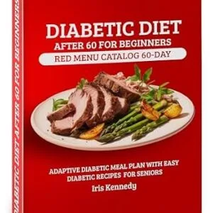 خرید و دانلود نسخه کامل کتاب Diabetic Diet After 60 for Beginners: Red Menu Catalog: 60-Day Adaptive Meal Plan for Diabetics with Simple Recipes for Seniors