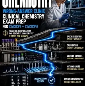 خرید و دانلود نسخه کامل کتاب Wrong-Answer Clinic for Clinical Chemistry Exam Prep: Teaching-first practice for Scientist in Chemistry – C(ASCP) and C(ASCPi)