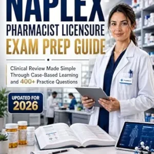 خرید و دانلود نسخه کامل کتاب NAPLEX PHARMACIST LICENSURE EXAM PREP GUIDE: Clinical Review Made Simple Through Case-Based Learning and 400+ Practice Questions
