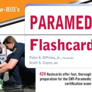 خرید و دانلود نسخه کامل کتاب McGraw Hill’s Paramedic Flashcards 1st Edition