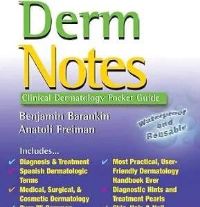 خرید و دانلود نسخه کامل کتاب Derm Notes Clinical Dermatology Pocket Guide: Dermatology Clinical Pocket Guide (Davis’s Notes)