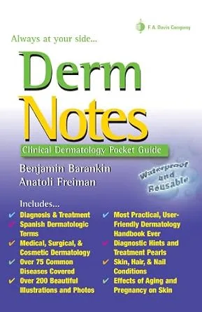 خرید و دانلود نسخه کامل کتاب Derm Notes Clinical Dermatology Pocket Guide: Dermatology Clinical Pocket Guide (Davis’s Notes)_6a6fed731f37d.jpeg خرید و دانلود نسخه کامل کتاب Derm Notes Clinical Dermatology Pocket Guide: Dermatology Clinical Pocket Guide (Davis’s Notes)
