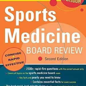 خرید و دانلود نسخه کامل کتاب Sports Medicine Board Review (Pearls of Wisdom)