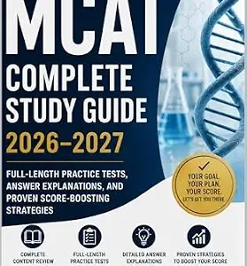 خرید و دانلود نسخه کامل کتاب 2026–2027 MCAT Full Practice: Complete Study Guide & Practice Tests