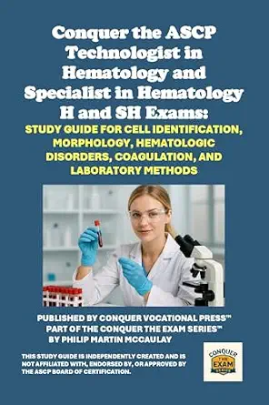 خرید و دانلود نسخه کامل کتاب Conquer the ASCP Technologist in Hematology and Specialist in Hematology H and SH Exams: Study Guide for Cell Identification, Morphology, Hematologic … … and Laboratory Methods (Healthcare Exams)_6a6f8dbd2e302.webp خرید و دانلود نسخه کامل کتاب Conquer the ASCP Technologist in Hematology and Specialist in Hematology H and SH Exams: Study Guide for Cell Identification, Morphology, Hematologic … … and Laboratory Methods (Healthcare Exams)