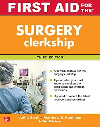 خرید و دانلود نسخه کامل کتاب First Aid for the Surgery Clerkship, Third Edition (First Aid Series)_6a7e077885ee6.webp خرید و دانلود نسخه کامل کتاب First Aid for the Surgery Clerkship, Third Edition (First Aid Series)