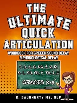 خرید و دانلود نسخه کامل کتاب The Ultimate Quick Articulation Workbook: for Speech Sound Delay and Phonological Delay (My Speech Pals)_6a704e8399006.jpeg خرید و دانلود نسخه کامل کتاب The Ultimate Quick Articulation Workbook: for Speech Sound Delay and Phonological Delay (My Speech Pals)