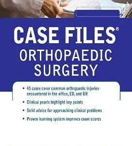 خرید و دانلود نسخه کامل کتاب Case Files Orthopaedic Surgery (LANGE Case Files)