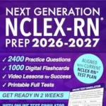 خرید و دانلود نسخه کامل کتاب Next Generation NCLEX-RN® Prep: Complete and stress-free guide with examination and mindset strategies to study smarter, NGN clinical judgment, digital exam simulations, and real case studies