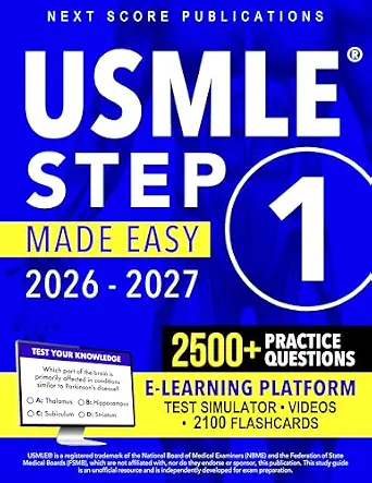 خرید و دانلود نسخه کامل کتاب USMLE Step 1 Made Easy: Your High-Yield Blueprint With Step-by-Step Guidance to Tackle Step 1 With Confidence_6a7e5211c6d39.webp خرید و دانلود نسخه کامل کتاب USMLE Step 1 Made Easy: Your High-Yield Blueprint With Step-by-Step Guidance to Tackle Step 1 With Confidence