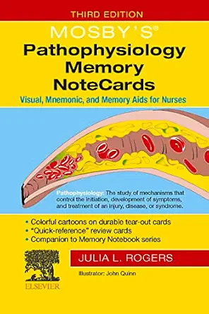 خرید و دانلود نسخه کامل کتاب Mosby’s® Pathophysiology Memory NoteCards – E-Book: Visual, Mnemonic, and Memory Aids for Nurses_6a77afd464d3e.webp خرید و دانلود نسخه کامل کتاب Mosby’s® Pathophysiology Memory NoteCards – E-Book: Visual, Mnemonic, and Memory Aids for Nurses