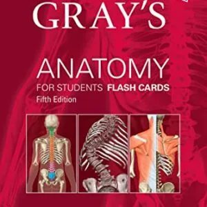خرید و دانلود نسخه کامل کتاب Gray’s Anatomy for Students Flash Cards E-Book 5th Edition