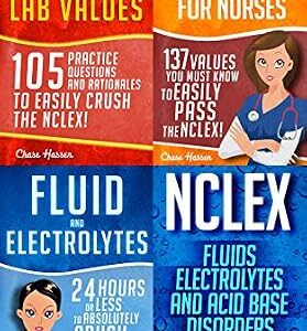 خرید و دانلود نسخه کامل کتاب NCLEX Takeover: Achieve Mastery in Lab Values, Fluids & Electrolytes (4 Book Boxset)