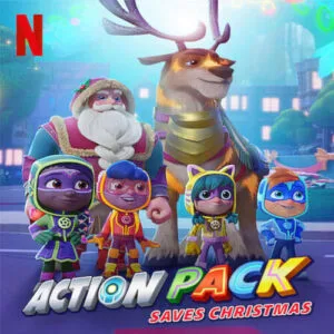 خرید و دانلود نسخه کامل کارتون The Action Pack Saves Christmas زبان اصلی | پرورش کودک دوزبانه | انیمیشن زبان اصلی | کارتون آموزشی