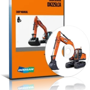 خرید و دانلود نسخه کامل کاتالوگ راهنما (شاپ منوال) بیل مکانیکی دوسان مدل DX225LCA