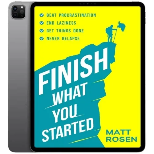Finish-What-You-Started-1-500x500 خرید و دانلود نسخه کامل کتاب انگلیسی Finish What You Started 2022 - تصویر 1