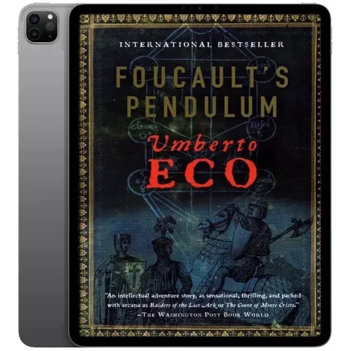 Foucaults-Pendulum-500x500 خرید و دانلود نسخه کامل کتاب انگلیسی Foucault’s Pendulum 2007 - تصویر 1