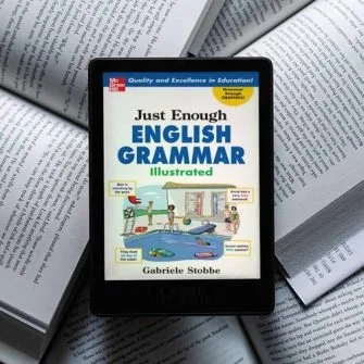 booksTemplateczczceeee3214 خرید و دانلود نسخه کامل کتاب انگلیسی Just Enough English Grammar Illustrated - تصویر 1
