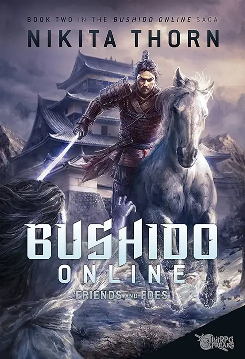 Bushido Online: Friends and Foes by Nikita Thorn_6a0ed353974cf.webp خرید و دانلود نسخه کامل کتاب صوتی انگلیسی بوشیدو آنلاین: دوستان و دشمنان، اثر نیکیتا تورن (از مجموعهی بوشیدو آنلاین) Bushido Online: Friends and Foes by Nikita Thorn - تصویر 1