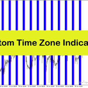 خرید و دانلود اندیکاتور سشن برای متاتریدر4 با نام Custom Time Zone Indicator