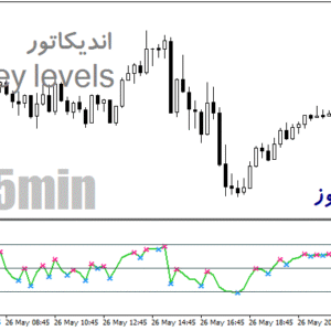 خرید و دانلود دانلود اندیکاتور ار اس ای برای متاتریدر4 با نام RSI-peak and valley levels