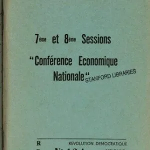 خرید و دانلود نسخه کامل کتاب 7ème et 8ème Sessions “Conférence économique nationale”